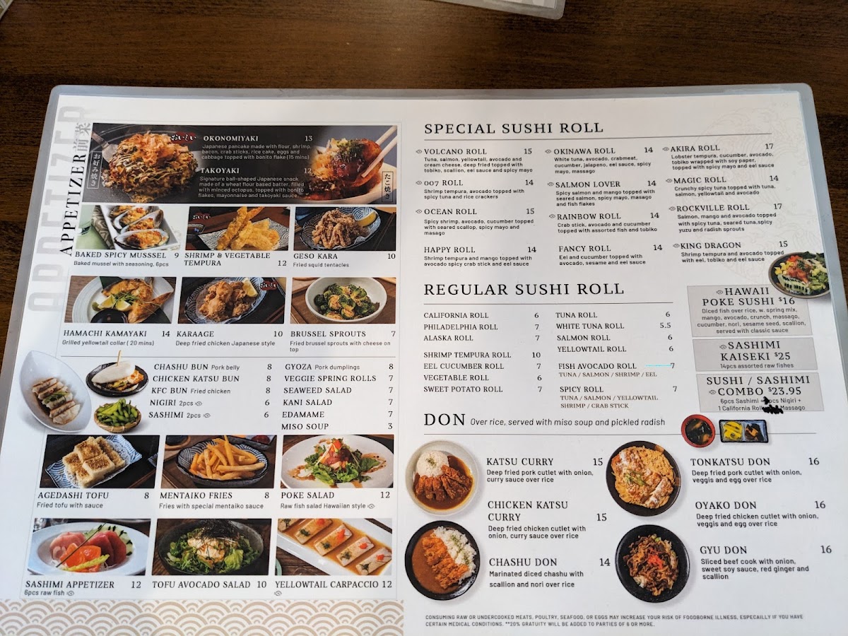 Menu Akira Ramen & Izakaya-8